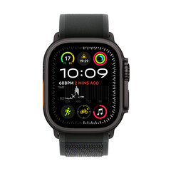 Apple Watch Ultra 2 GPS + Cellular 49mm Black Titanium Case with Black Trail Loop - M/L MX4V3EL/A cena un informācija | Viedpulksteņi (smartwatch) | 220.lv