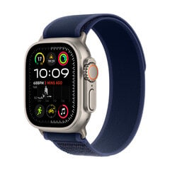 Apple Watch Ultra 2 GPS + Cellular 49mm Natural Titanium Case with Blue Trail Loop - S/M MX4J3UL/A cena un informācija | Viedpulksteņi (smartwatch) | 220.lv