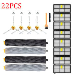 HEPA filtru un suku komplekts iRobot Roomba 800 900 Series 860 870 880 890 960 980 990 Robot Putekļu sūcēju detaļu piederumi цена и информация | Принадлежности для пылесосов | 220.lv