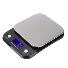 WH-B23 5 kg / 0,1 g LCD mini elektroniska virtuve pārnēsājama ēdiena gatavošana cepšana pārtikas svari Svara mērīšana līdzsvars melns 5 kg/0,1 g cena un informācija | Virtuves svari | 220.lv