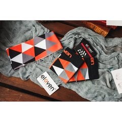 Garās kompresijas zeķes Eleven Sportswear TRIANGLE, oranžas cena un informācija | Sieviešu zeķes | 220.lv