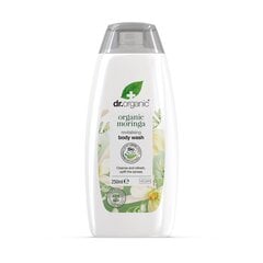 Dr. Organic dušas želeja Moringa 250 ml cena un informācija | Dušas želejas, eļļas | 220.lv