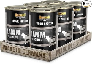 Belcando Single Protein ar jēru, 6x400 g cena un informācija | Konservi suņiem | 220.lv