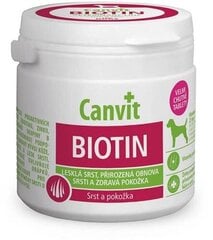 Uztura bagātinātājs ādai un spalvai Canvit Dog Biotin, 230 g cena un informācija | Vitamīni, uztura bagātinātāji, pretparazītu līdzekļi suņiem | 220.lv