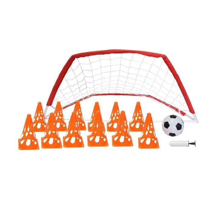 Futbola treniņu komplekts Konusi MASTER Goal 122 x 61 x 61 cm cena un informācija | Handbols | 220.lv