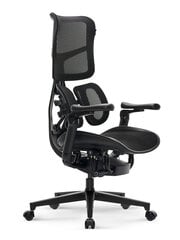 Biroja krēsls YUMISU 1010 ERGO BLACK, melns, ergonomisks, regulējams cena un informācija | Biroja krēsli | 220.lv