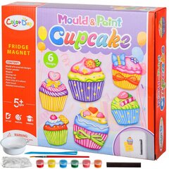 Radošs cupcake magnētu komplekts, Kruzzel M-22431 cena un informācija | Modelēšanas un zīmēšanas piederumi | 220.lv