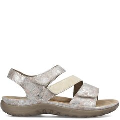 Rieker sieviešu sudraba krāsas sandales SANDALS цена и информация | Женские босоножки | 220.lv