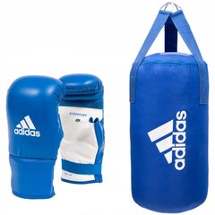 ADIDAS Boksa komplekts Cimdi S/M Bag 10 kg cena un informācija | Bokss un austrumu cīņas | 220.lv