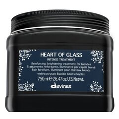 Davines Heart Of Glass Intense Treatment укрепляющая маска для окрашенных, химически обработанных и осветленных волос 750 мл цена и информация | Средства для укрепления волос | 220.lv