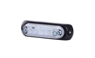 HORPOL LED pozīcijas gaisma - HOR32 LD370 balta 12/24V ECE, M-tech WMLHOR370 cena un informācija | Automašīnu spoguļi, restes, lukturi | 220.lv