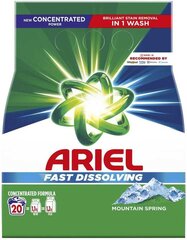 Ariel Mountain Spring veļas pulveris, 1.1 kg x 6 gab. cena un informācija | Veļas mazgāšanas līdzekļi | 220.lv