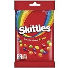 Košļājamās konfektes Skittles Fruit Pouch, 95 g x 8 gab. cena un informācija | Saldumi | 220.lv