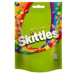 Košļājamās konfektes Skittles Crazy Sours, 152 g x 7 gab. cena un informācija | Saldumi | 220.lv