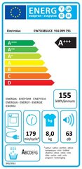 Electrolux EW7D385UCE цена и информация | Сушилки для белья | 220.lv