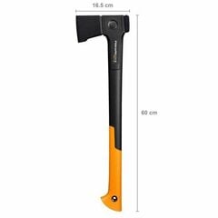 Топор Fiskars 1069104, черный/желтый цвет цена и информация | Механические инструменты | 220.lv