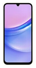 Samsung Galaxy A155F A15 8|256GB DS Yellow cena un informācija | Mobilie telefoni | 220.lv