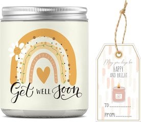 Aromātiskā svece "Get Well Soon", 283g cena un informācija | Sveces un svečturi | 220.lv