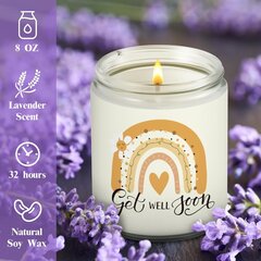 Aromātiskā svece "Get Well Soon", 283g cena un informācija | Sveces un svečturi | 220.lv