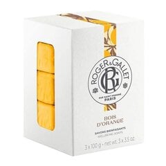 Ķermeņa ziepes Roger & Gallet Bois D'Orange, 3x100 g cena un informācija | Ziepes | 220.lv