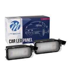 LED numura zīmes apgaismojums FORD Fiesta 2gab. cena un informācija | Auto piederumi | 220.lv