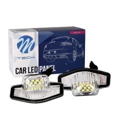 LED numura zīmes apgaismojums HONDA JAZZ 2 gab. cena un informācija | Auto piederumi | 220.lv