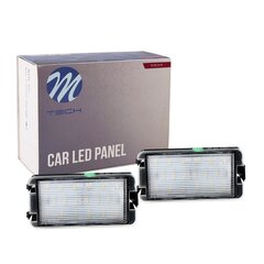 LED numura zīmes apgaismojums LP-STO8 18xSMD2835 - BEZ E-ZĪMES (LED license plate light LP-STO8 18xSMD2835 - NO E-MARK) cena un informācija | Auto piederumi | 220.lv