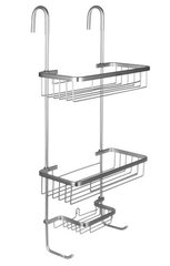 Piekarināms plaukts, Malatec M-16721 sudrabs цена и информация | Аксессуары для ванной комнаты | 220.lv