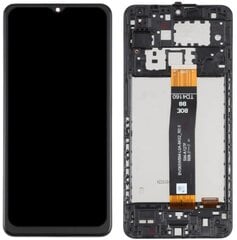 Oriģināls LCD + skārienjūtīgais displejs Samsung Galaxy A12 Nacho SM-A127 Frame black cena un informācija | Telefonu rezerves daļas un instrumenti to remontam | 220.lv