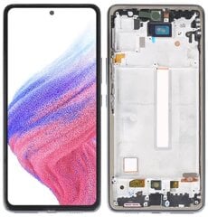 LCD + skārienjūtīgais ekrāns Samsung Galaxy A53 5G A536 Incell Frame melns cena un informācija | Telefonu rezerves daļas un instrumenti to remontam | 220.lv