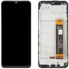 Oriģināls LCD + skārienjūtīgais displejs Samsung Galaxy SM-A236 A23 5G (Refurbished) Frame black cena un informācija | Telefonu rezerves daļas un instrumenti to remontam | 220.lv