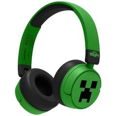 OTL - Minecraft Green Wireless Headphones cena un informācija | Austiņas | 220.lv