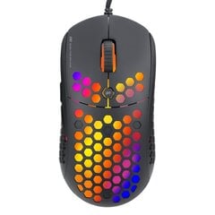 Marvo G961 RGB juoda laidinė pelė | 12000 DPI cena un informācija | Peles | 220.lv