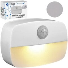 Lampa ar kustības sensoru, Izoxis M-24240 balta cena un informācija | Lustras | 220.lv