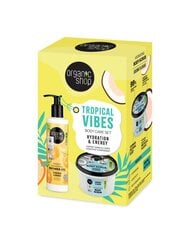 ORGANIC SHOP ķermeņa kopšanas dāvanu komplekts Tropical vibes цена и информация | Скрабы для тела | 220.lv