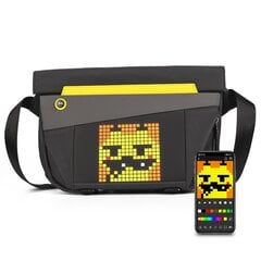 Divoom Pixoo Sling Bag V Premium Laikapstākļu izturīga soma ar Led Pixel Art Displeju & App vadību Melna cena un informācija | Sporta somas un mugursomas | 220.lv