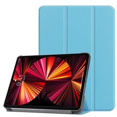 iLike Tri-Fold Тонкий Эко-кожанный Чехол Книжка Apple Air 3 (2019) 3rd Gen / iPad Pro 10.5 (2017) Небесно Голубой цена и информация | Чехлы для планшетов и электронных книг | 220.lv