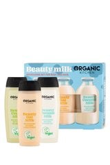 Matu un ķermeņa kopšanas komplekts ORGANIC KITCHEN Beauty Milk, 3 daļas cena un informācija | Šampūni | 220.lv