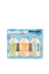 Matu un ķermeņa kopšanas komplekts ORGANIC KITCHEN Beauty Milk, 3 daļas цена и информация | Шампуни | 220.lv