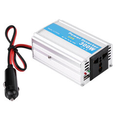 300W DC 12V līdz 110V maiņstrāva Automašīnas strāvas pārveidotājs pārveidotājs USB lādētāja adapteris cena un informācija | Sprieguma pārveidotāji | 220.lv