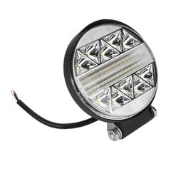 4 collu 10–30 V 102 W apaļa LED mirgojoša gaismas diode, transportlīdzekļa gaitas lukturis, ūdensnecaurlaidīgs miglas lukturis cena un informācija | Automašīnu spoguļi, restes, lukturi | 220.lv