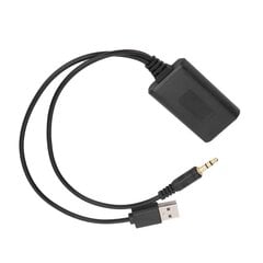 12V portatīvais auto radio BT audio adapteris Aux kabelis piemērots E90 E91 E92 E93 melns cena un informācija | USB adapteri automašīnas oriģinālai skaņas sistēmai | 220.lv