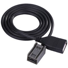 60 cm automašīnas USB 2.0 AUX ievades adaptera kabeļa audio pagarinātāja vads Honda Mitsubishi 2009 un turpmāk cena un informācija | USB adapteri automašīnas oriģinālai skaņas sistēmai | 220.lv