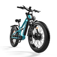 Elektriskais velosipēds GUNAI-M2 26'', melns cena un informācija | Elektrovelosipēdi | 220.lv