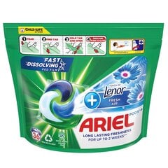 Ariel All-in-1 PODs +Touch of Fresh Air Lenor Mazgāšanas Kapsulas, 36 Mazgāšanas Reizēm cena un informācija | Veļas mazgāšanas līdzekļi | 220.lv