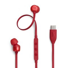 JBL Tune 310C Red cena un informācija | Austiņas | 220.lv