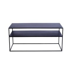 RTV tabula TENSIO 2 FLOOR METAL 100x45 - melna cena un informācija | TV galdiņi | 220.lv