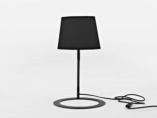 Настольная лампа SHADE LAMP - абажур черный ножка черная цена и информация | Настольные лампы | 220.lv