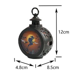 LED Ķirbju laterna, 4,8 x 8,5 x 12 cm, Helovīna dekorācija cena un informācija | Svētku dekorācijas | 220.lv