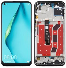 Oriģināls Huawei P40 LITE LCD + skārienekrāns JNY-LX1 (atjaunots) Rāmis melns cena un informācija | Telefonu rezerves daļas un instrumenti to remontam | 220.lv